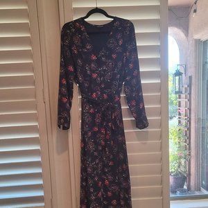 Express maxi dress print floral size M